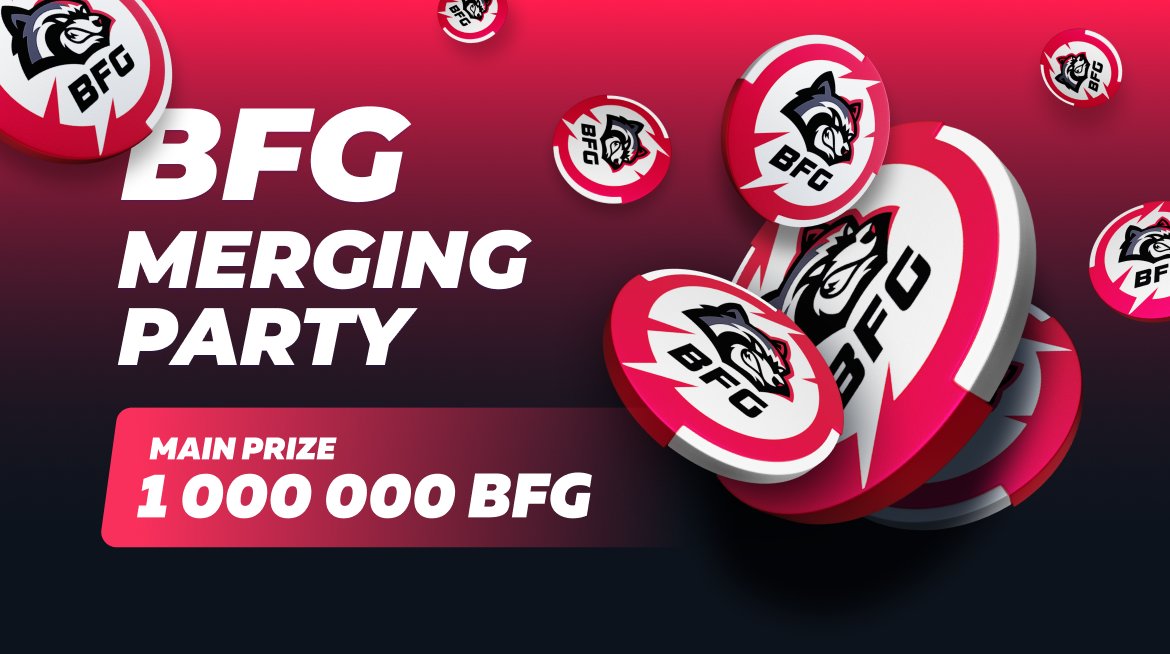 BFG Merging Party rocks on! $100 000 prize pool
