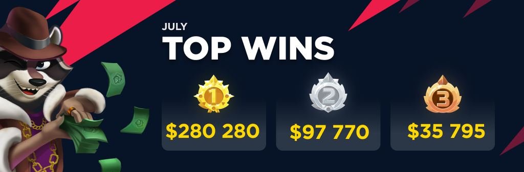 Top 10 Big Wins of July
