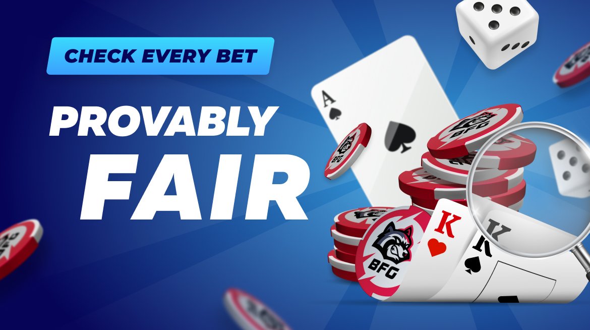 Provable Fairness on BetFury - check before the bet is made