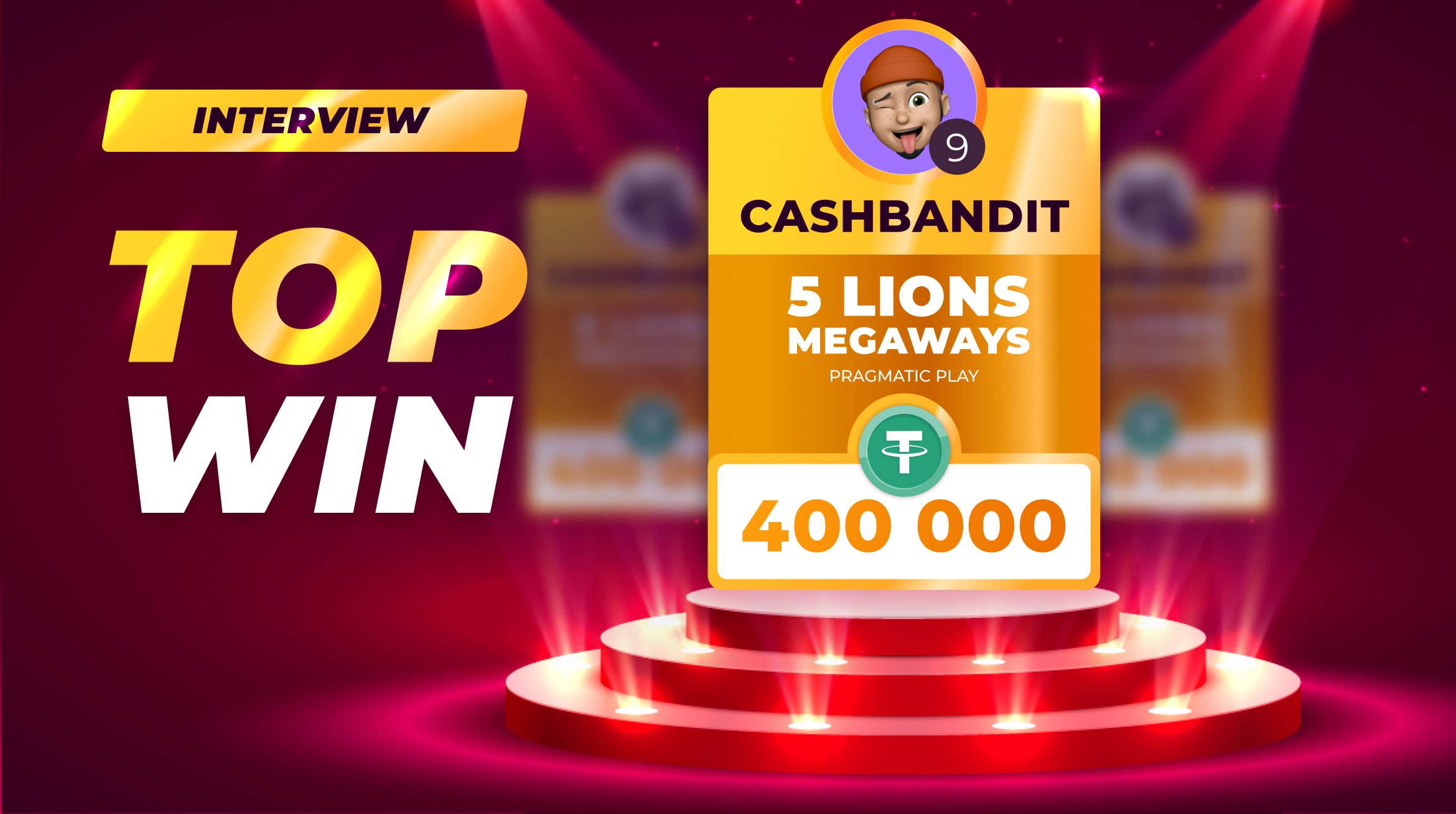 CashBandit tell about the biggest win of 2021 - $400 000