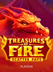 Treasures of Fire: Scatter Pays Mobile slot by Playson