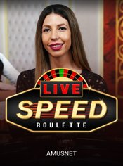 Live Speed Roulette slot by Amusnet