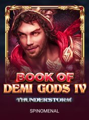 Book Of Demi Gods IV - Thunderstorm slot by Spinomenal