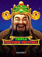 Triple Fortune Festival slot by Amusnet