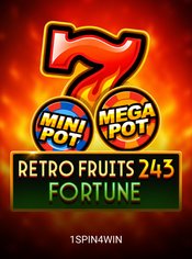 Retro Fruits 243 Fortune slot by 1spin4win
