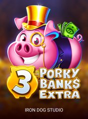 3 Porky Banks Hold and Win Extra slot by Iron Dog Studio