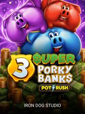 3 Super Porky Banks slot by Iron Dog Studio