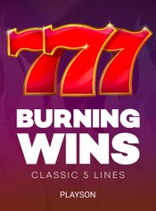 Burning Wins: classic 5 lines Mobile slot by Playson