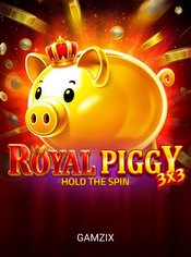 3x3 Royal Piggy: Hold the Spin Mobile slot by Gamzix