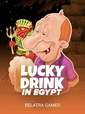 Lucky Drink in Egypt slot by Belatra Games
