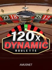 Dynamic Roulette 120x slot by Amusnet