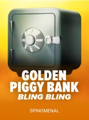 Golden Piggy Bank - Bling Bling slot by Spinomenal