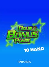 Double Bonus Poker 10 Hand slot by Habanero