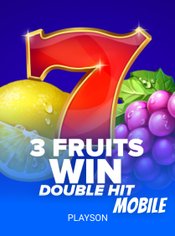 3 Fruits Win: Double Hit Mobile slot by Playson