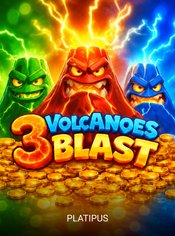 3 Volcanoes Blast slot by Platipus