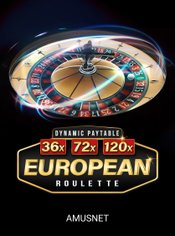 Dynamic European Roulette slot by Amusnet
