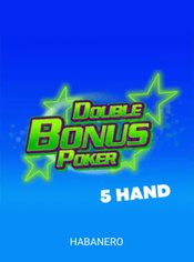 Double Bonus Poker 5 Hand slot by Habanero