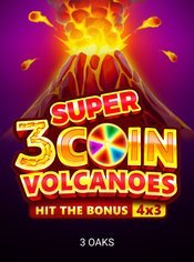 3 Super Coin Volcanoes slot by 3 Oaks