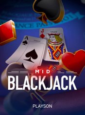 Blackjack Mid Mobile slot by Playson