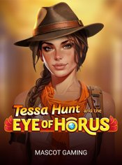 Tessa hunt and the eye of horus slot by Mascot Gaming