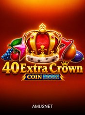 40 Extra Crown Coin Boost slot by Amusnet