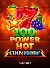 100 Power Hot Coin Boost slot by Amusnet