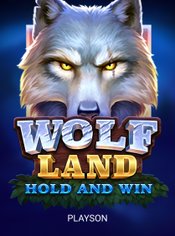 Wolf Land: Hold and Win Mobile slot by Playson