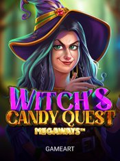Witch’s Candy Quest Megaways slot by GameArt