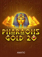 Pharaohs Gold 20 slot by Amatic