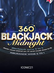 Blackjack 360 Midnight slot by Iconic21