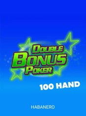 Double Bonus Poker 100 Hand slot by Habanero