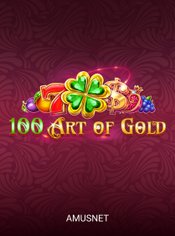 100 Art of Gold slot by Amusnet
