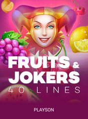 Fruits & Jokers: 40 lines Mobile slot by Playson