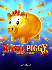 3x5 Royal Piggy: Hold The Spin Mobile slot by Gamzix