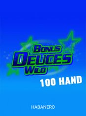 Bonus Deuces Wild 100 Hand slot by Habanero