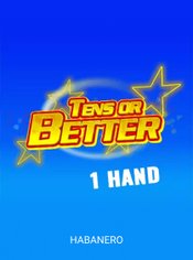 Tens or Better 1 Hand slot by Habanero