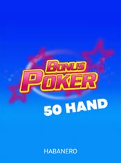 Bonus Poker 50 Hand slot by Habanero