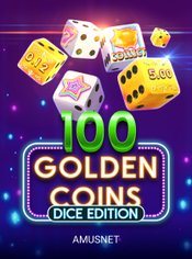 100 Golden Coins Dice Edition slot by Amusnet
