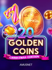20 Golden Coins Christmas Edition slot by Amusnet