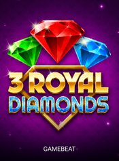 3 Royal Diamonds Mobile slot by Gamebeat