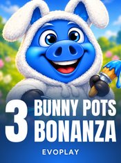3 Bunny Pots Bonanza