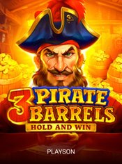 3 Pirate Barrels: Hold and Win Mobile slot by Playson