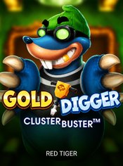 Gold Digger Cluster Buster slot by Red Tiger