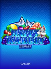 Happy Rabbit: 27 Ways Mobile slot by Gamzix