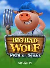 Big Bad Wolf: Pigs of Steel Mobile slot by Quickspin