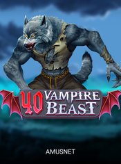 40 Vampire Beast Mobile slot by Amusnet