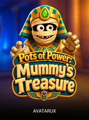 Pots of Power: Mummy’s Treasure slot by Avatarux