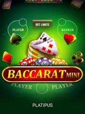 Baccarat Mini slot by Platipus
