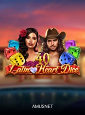 Latin Heart Dice slot by Amusnet