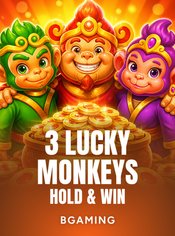3 Lucky Monkeys Hold & Win